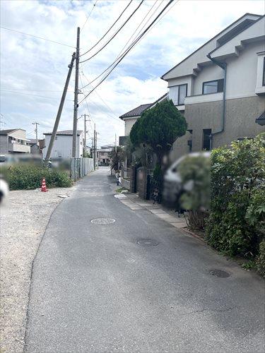 前面道路を含む現(xiàn)地