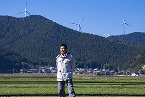 愛媛の新しい風(fēng)景になった風(fēng)車